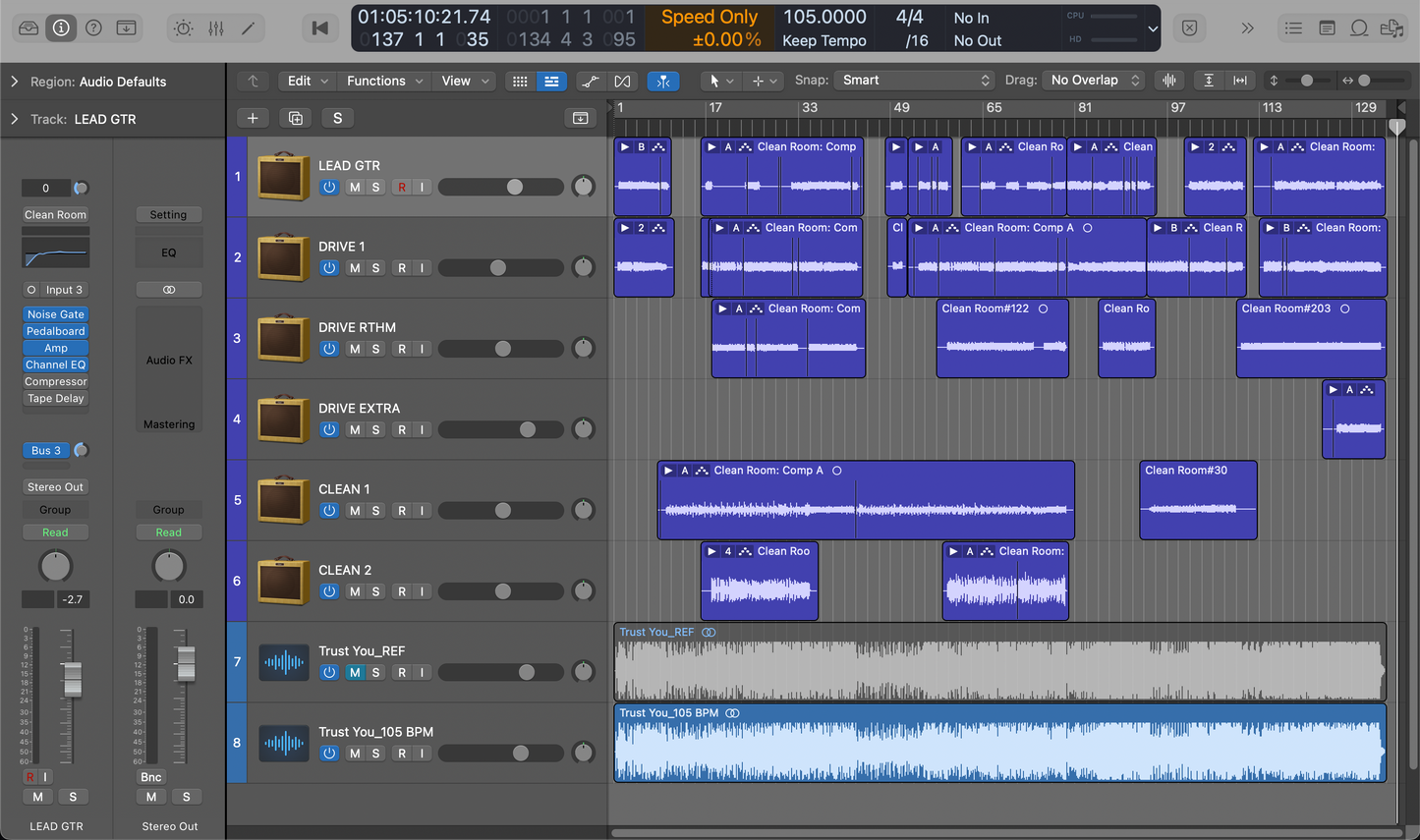 Virtual Session Guitar Booking